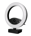 Arozzi Occhio RL - Webcam - colore - 2 MP - 1920 x 1080 - 1080p - audio - USB 2.0 - MJPEG, H.264, H.265, YUV